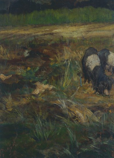 Maremma toscana, (detalle) de Giovanni Fattori