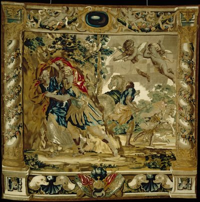 Dido y Eneas buscan refugio de una tormenta de Giovanni Francesco (1610 62) Romanelli