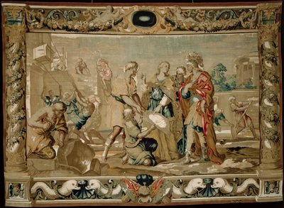 Dido muestra a Eneas los planos de las fortificaciones de Cartago de Giovanni Francesco (1610 62) Romanelli