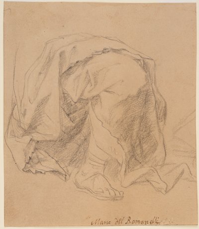Estudio de drapería de Giovanni Francesco (1610 62) Romanelli