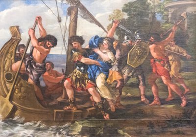 El secuestro de Helena de Giovanni Francesco (1610 62) Romanelli