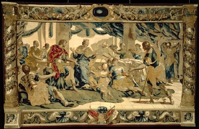 Cupido, disfrazado de hijo de Eneas, entrega regalos a Dido de Giovanni Francesco (1610 62) Romanelli