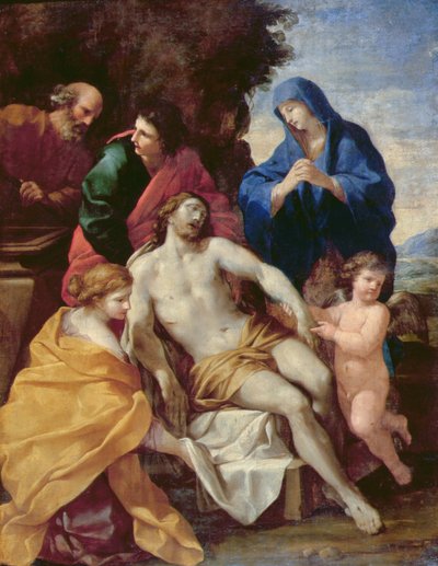 El sepulcro, c.1638 (óleo sobre lienzo) de Giovanni Francesco (1610 62) Romanelli