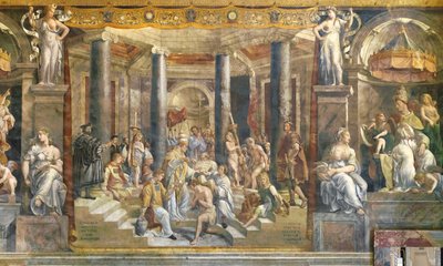 El bautismo de Constantino de Giovanni Francesco (c.1488 1528) Penni
