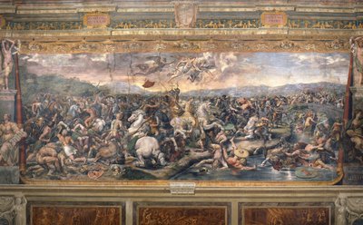 Batalla del Puente Milvio de Giovanni Francesco (c.1488 1528) Penni
