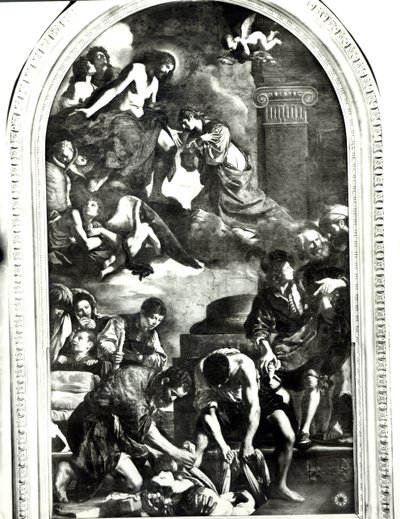 El Entierro de Santa Petronila de Giovanni Francesco Barbieri