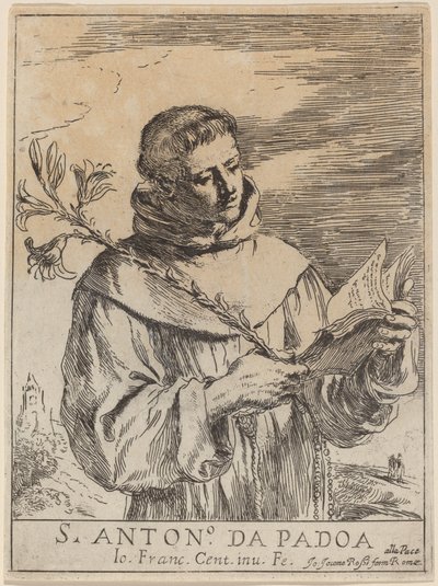 San Antonio de Padua de Giovanni Francesco Barbieri, called Guercino