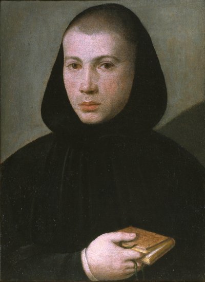 Retrato de un joven monje benedictino, primera mitad del siglo XVI de Giovanni Francesco Caroto