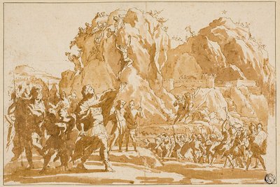El asedio de Jericó de Giovanni Francesco Grimaldi