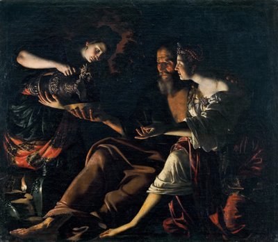 Lot y sus hijas, 1617 de Giovanni Francesco Guerrieri