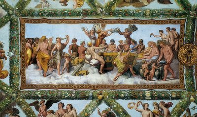 La boda de Amor y Psique. 1510-1517 de Giovanni Francesco Penni