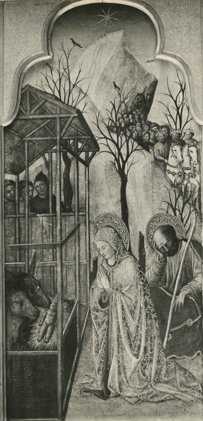 Ciclo de la Vida de la Virgen, Natividad, c.1445 de Giovanni Francesco da Rimini