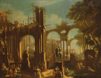 Ruinas de los Baños de Caracalla de Giovanni Ghisolfi