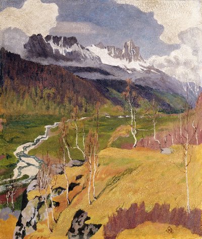 Paisaje de otoño, 1903 de Giovanni Giacometti