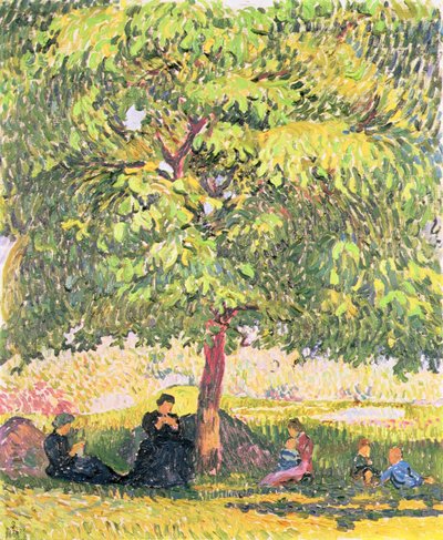 bajo el nogal de Giovanni Giacometti