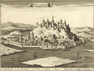 Castillo de Belgrado (Giovanni Giacomo De Rossi, 1683) de Giovanni Giacomo De Rossi