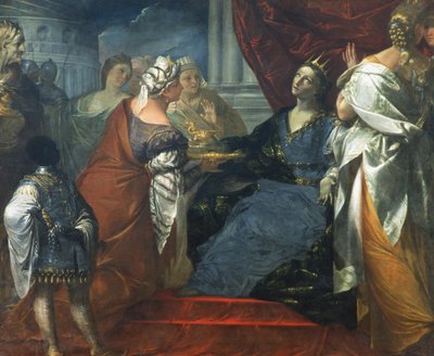 La reina Artemisia bebiendo las cenizas de Mausolo de Giovanni Gioseffo da Sole