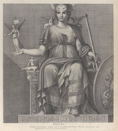 Pallas, 1680-1741 de Giovanni Girolamo Frezza