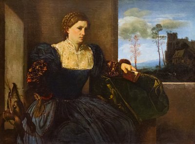 Retrato de mujer, c.1525 (óleo sobre lienzo) de Giovanni Girolamo Savoldo