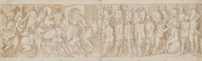 Restauración moderna (XL); un jefe alemán se rinde (XLI); una visita al campamento romano (inicio de XLII) de Giovanni Guerra