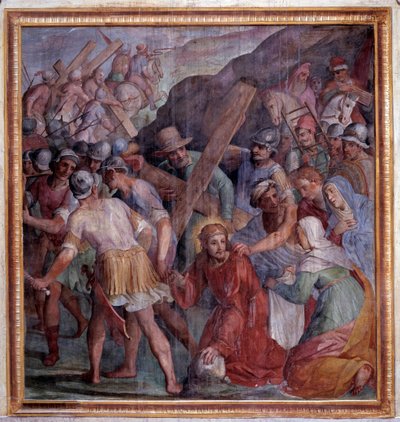 Pasión de Cristo: La Caída en el Camino al Calvario de Giovanni Il Cosci Balducci