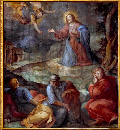 La oración en el jardín de los olivos de Giovanni Il Cosci Balducci