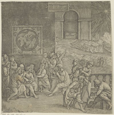 escuela de filosofo de Giovanni Jacopo Caraglio (attributed to)