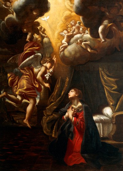 La Anunciación de Giovanni Lanfranco