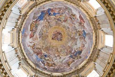 Cúpula de la catedral de Nápoles, Nápoles, Italia de Giovanni Lanfranco