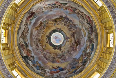 La gloria del paraíso de Giovanni Lanfranco