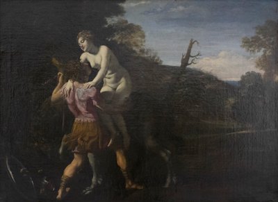 Roger libera a Angélica, c.1616 (óleo sobre lienzo) de Giovanni Lanfranco