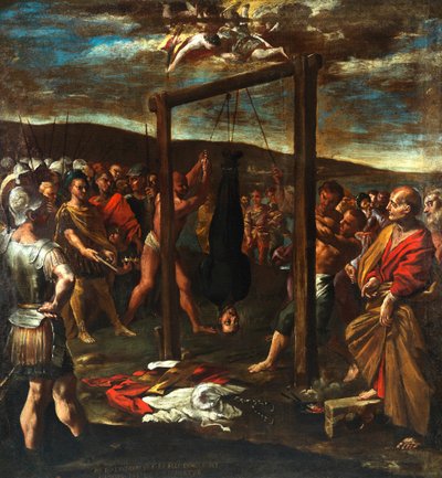 El martirio de San José el Presbítero de Giovanni Lanfranco