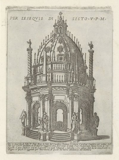 Monumento funerario del Papa Sixto V Per l