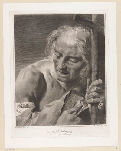 Felipe el Apóstol San Felipe (título sobre objeto) Apóstoles (título de la serie) de Giovanni Marco Pitteri