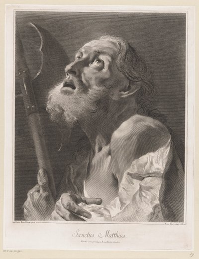 apóstol matías San Matías (título sobre el objeto) Apóstoles (título de la serie) de Giovanni Marco Pitteri