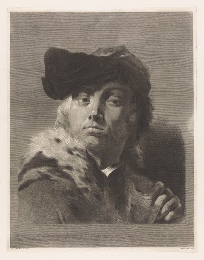 Retrato del artista Giovanni Battista Piazzetta de Giovanni Marco Pitteri