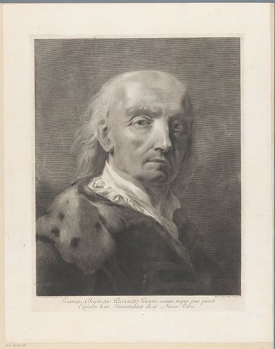 Retrato del artista Giovanni Battista Piazzetta de Giovanni Marco Pitteri