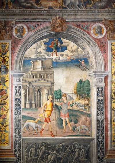 Fresco de Giovanni Maria Falconetto (1468-1535), Sala del Zodiaco, Palazzo D