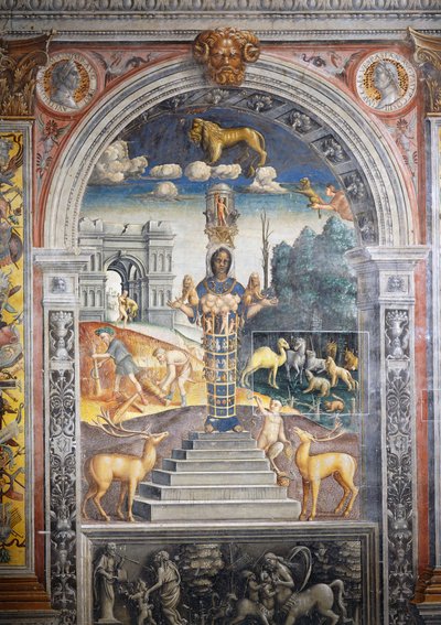 Fresco de Giovanni Maria Falconetto (1468-1535), Sala del Zodiaco, Palazzo D
