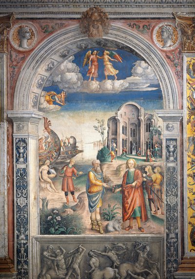 Fresco de Giovanni Maria Falconetto (1468-1535), Sala del Zodiaco, Palazzo D