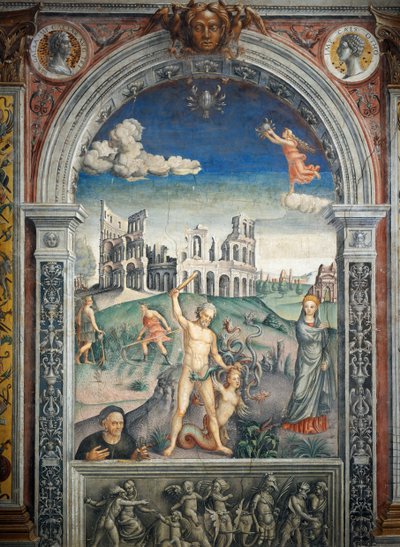 Fresco de Giovanni Maria Falconetto (1468-1535), Sala del Zodiaco, Palazzo D