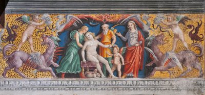 El signo astrológico de Virgo, Cámara del Zodiaco, detalle de 2384726 de Giovanni Maria Falconetto