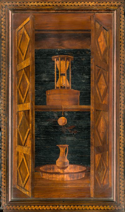 Coro Canónico de Lignaean, Incrustado por Giovanni Maria Platina 1484, Silla Superior de Giovanni Maria Platina