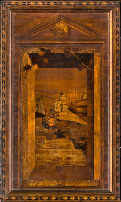 Coro Canónico de Lignaean, Incrustado por Giovanni Maria Platina 1484, Silla Superior de Giovanni Maria Platina