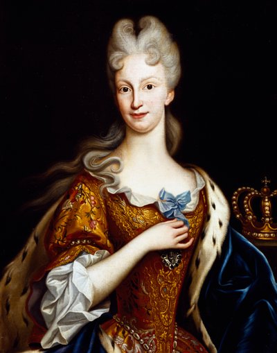 Retrato de Isabel Farnesio (Parma) de Giovanni Maria delle called Mulinaretto Piane