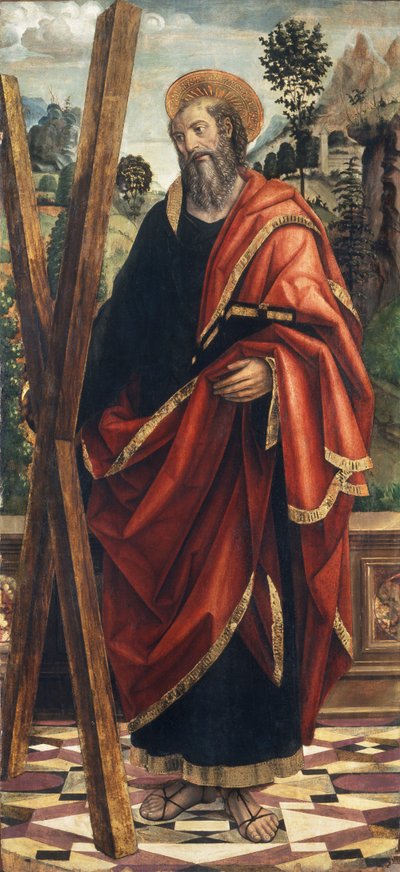 San Andrés, c.1496 (óleo sobre tabla) de Giovanni Martino Spanzotti