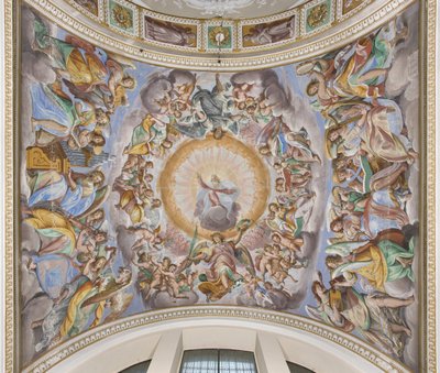 Dios en Gloria y ángeles músicos, 1616 de Giovanni Mauro della Rovere