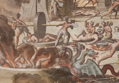 Infierno, 1614 (detalle) de Giovanni Mauro della Rovere