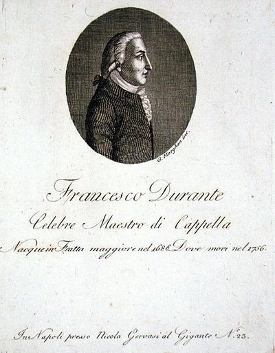 Francesco Durante (1686-1756) de Giovanni Morghen
