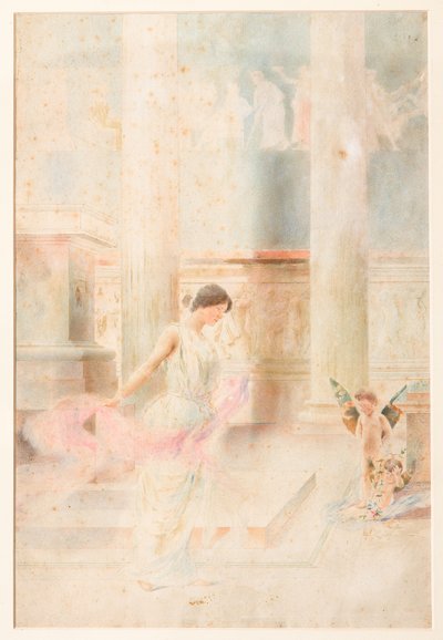 Danza nupcial (acuarela) de Giovanni Muzzioli